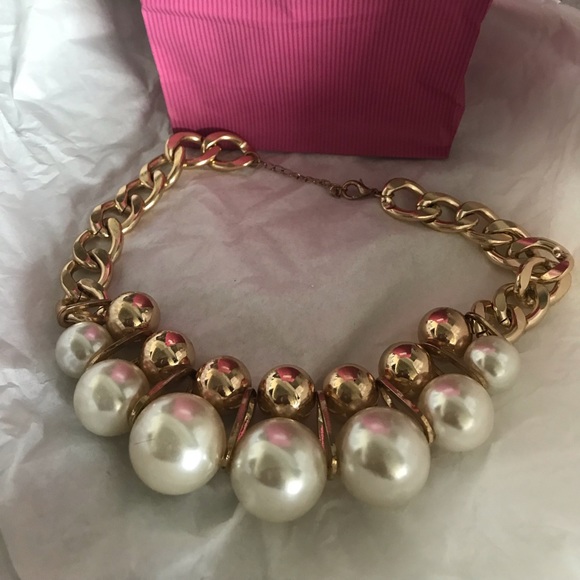 Jewelry - Large Pearls with gold inset pearls Jewelry - Large Pearls with gold inset pearls